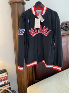 mitchell ness warm up jacket