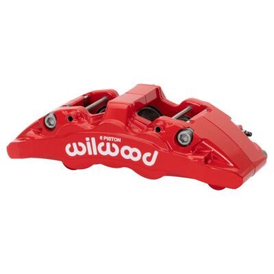Wilwood 120-16969 AeroDM Lug Mount Bremssattel Rechts 6 Kolben Rot