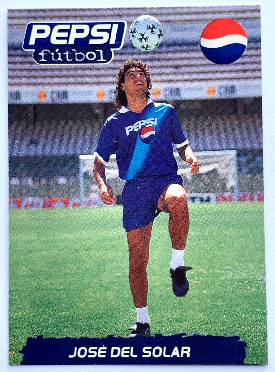 1997 PEPSI FOOTBALL CARDS #28 JOSE GUILLERMO DEL SOLAR Ax South