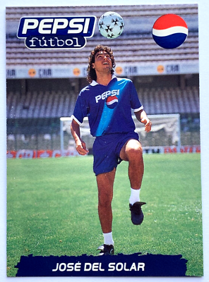 1997 PEPSI FOOTBALL CARDS #28 JOSE GUILLERMO DEL SOLAR Ax South
