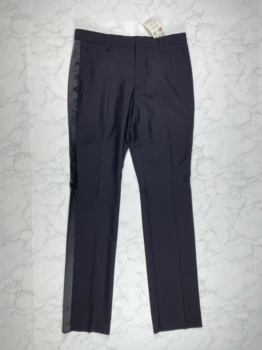 Derfor oversættelse hver dag 🔥70% OFF🔥 [SALE] Burberry Black Striped Wool Casual Pants Sz.US34 | eBay