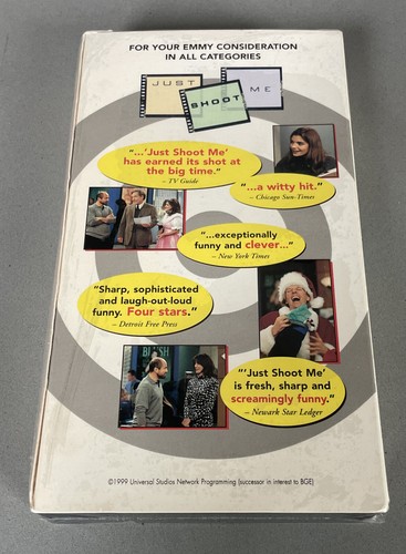 Sealed! Just Shoot Me 1999 VHS For Your Emmy Consideration Sitcom David Spade - Picture 2 of 2