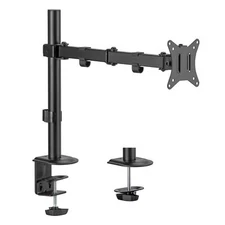 Mount-It Single Monitor Arm 17" to 32" Full Motion Adjustment with Tilt Rotat...