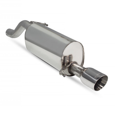 Corsa E 1.0T 14-17 Scorpion 2.5'' Endtopf Auspuff S/S poliert Daytona Spitze