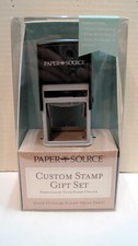 New Paper Source Custom Stamp Gift Set Personalized Self Inking Free Design NIB