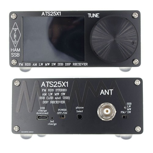 Radio DSP V4 Con Si4732 Full-band - Ricevitore FM/AM/LSB/USB Con Schermo IPS Da 1,9 Pollici, Antenna Telescopica, Altoparlante 1W E Aggiornamento Firmware - Per Camminate Ed Escursioni