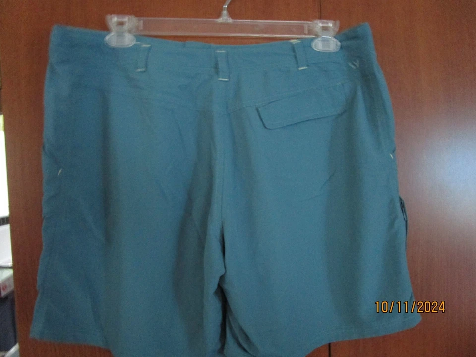 Pantalones Cortos Blanco Sierra Verde Talla 16 100% Nylon Cintura 37 Lado 17 Entrepierna 7.5 pulgadas Foto 4 de 4
