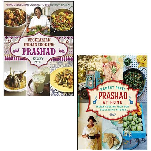Kaushy Patel 2 Books Collection Set(Prashad At Home, Prashad Cookbook Indian Ve
