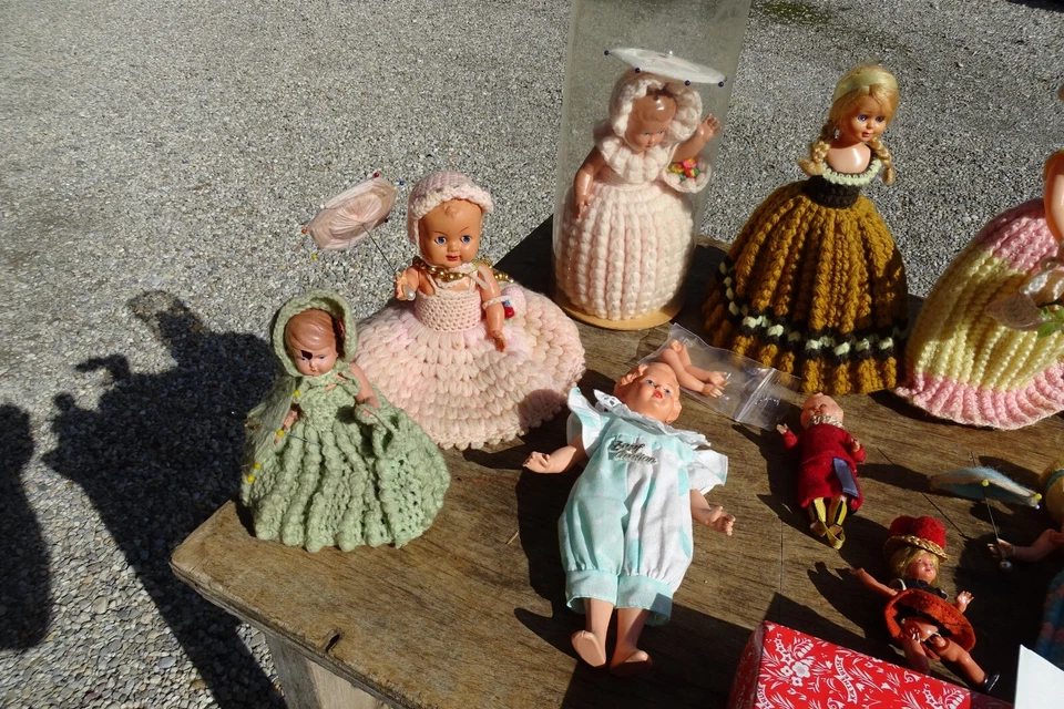 16 STÜCK KLEINE PUPPEN im KONVOLUT verschiedene Marken und unterschiedlich alt - Bild 2 von 4