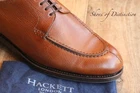 Carmina For Hackett Tan Brown Leather Derby Shoes UK 9 US 10 EU 43