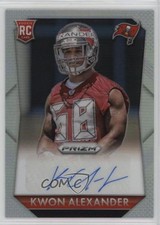 2015 Panini Prizm Rookie Signatures Silver /350 Kwon Alexander #RS-KA Auto 0b2