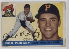 1955 Topps Bob Purkey #118 15wb