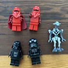 Star Wars Mini Fig Lego Misc Set 5 Darth Vader General Grievous Emperial Guards