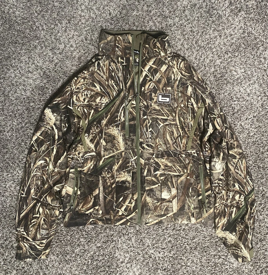 Abrigo de Caza con Bandas Chaqueta Impermeable con Forro Extraíble Talla L Realtree Camuflaje Foto 4 de 4