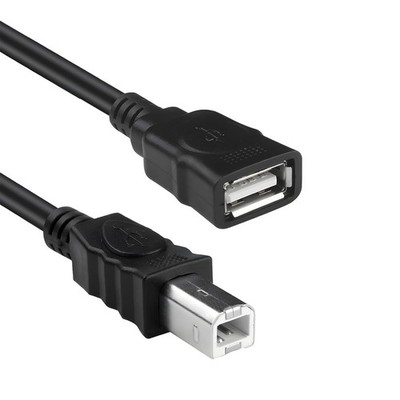 USB Printer Cable,USB 2.0 Adapter (1.8M) Type A Female to USB B Cables Extender 