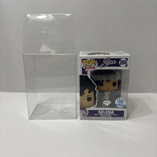 Funko Pop! Rocks Selena #206 Diamond Collection Funko With Protector New Mint