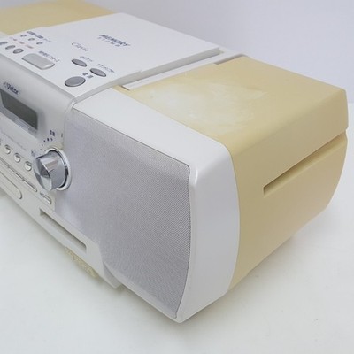 Victor RD-M2 CD-MD MEMORY PORTABLE SYSTEM White FM/AM AC100V 50