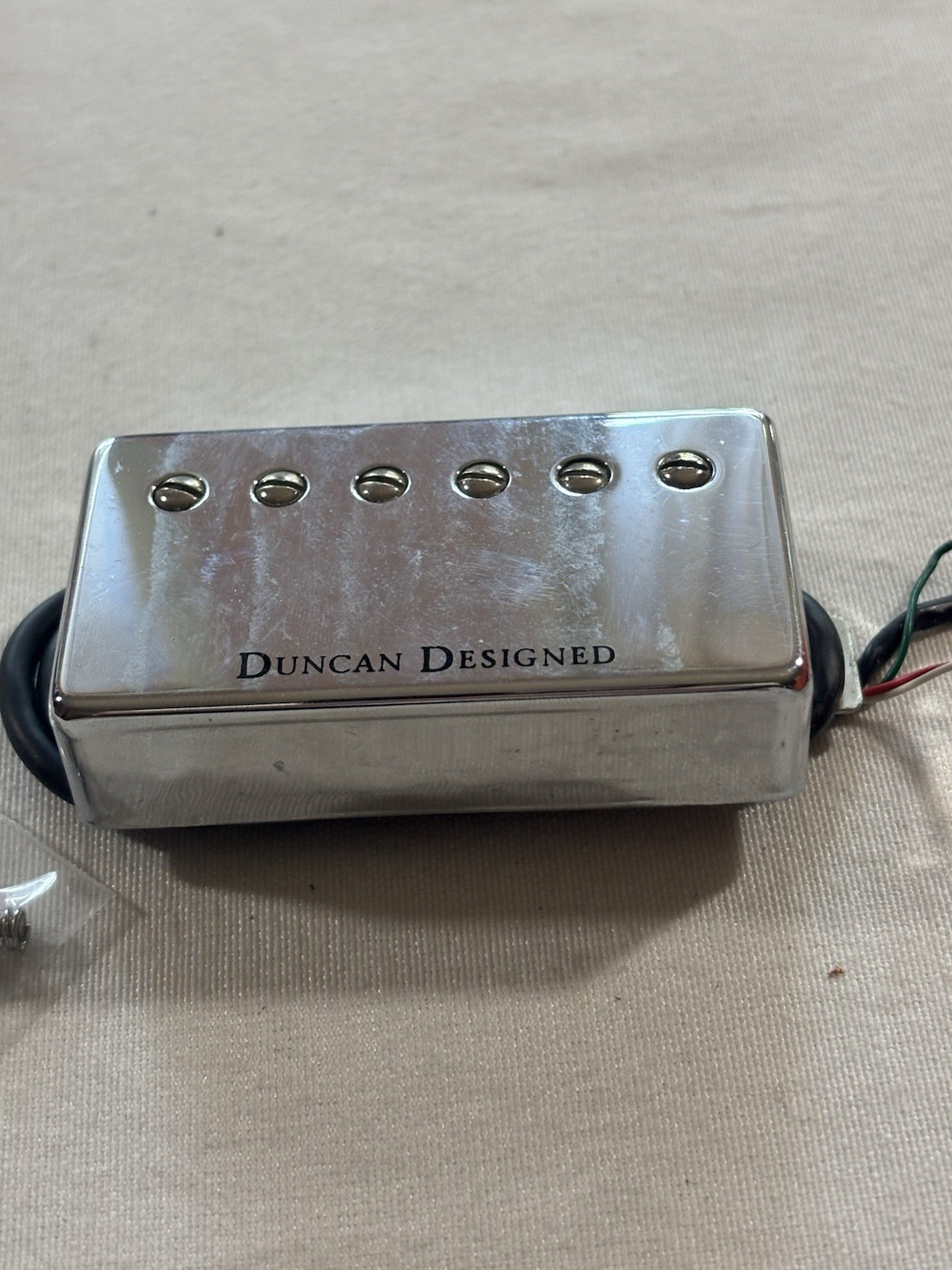 2003 Duncan Designed HB103N Neck 4-Wire Humbucker Pickup Nickel w/ HW