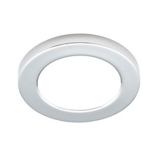 Litecraft Darly Flush Bathroom Ceiling or Wall Light 12W LED - Polished Chrome  