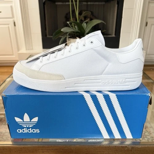 Size 13 - adidas Rod Laver - Cloud White/Cloud White/Grey One - JI1905