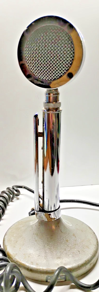 Microphone Astatic D104 Aigle Argenté – Finition Chromée, Made In USA