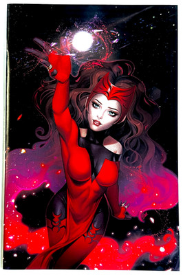 SCARLET WITCH ANNUAL #1 R1C0 EXCLUSIVE VIRGIN VARIANT 2023 MARVEL COMICS NM