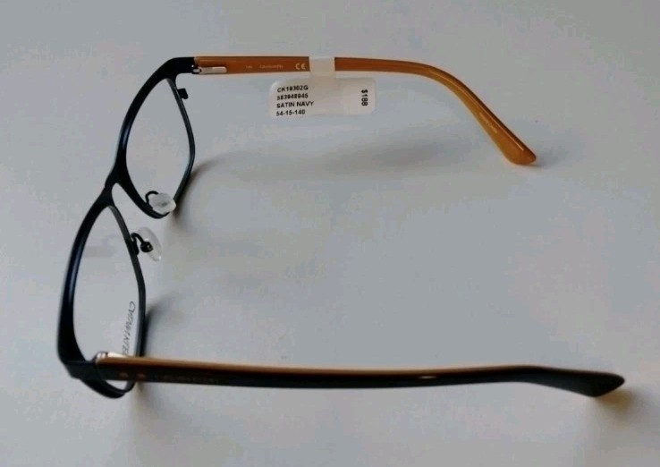 Calvin Klein CK19302 Mens Eyeglasses In Satin Navy, 54-15-140 New thumbnail 3