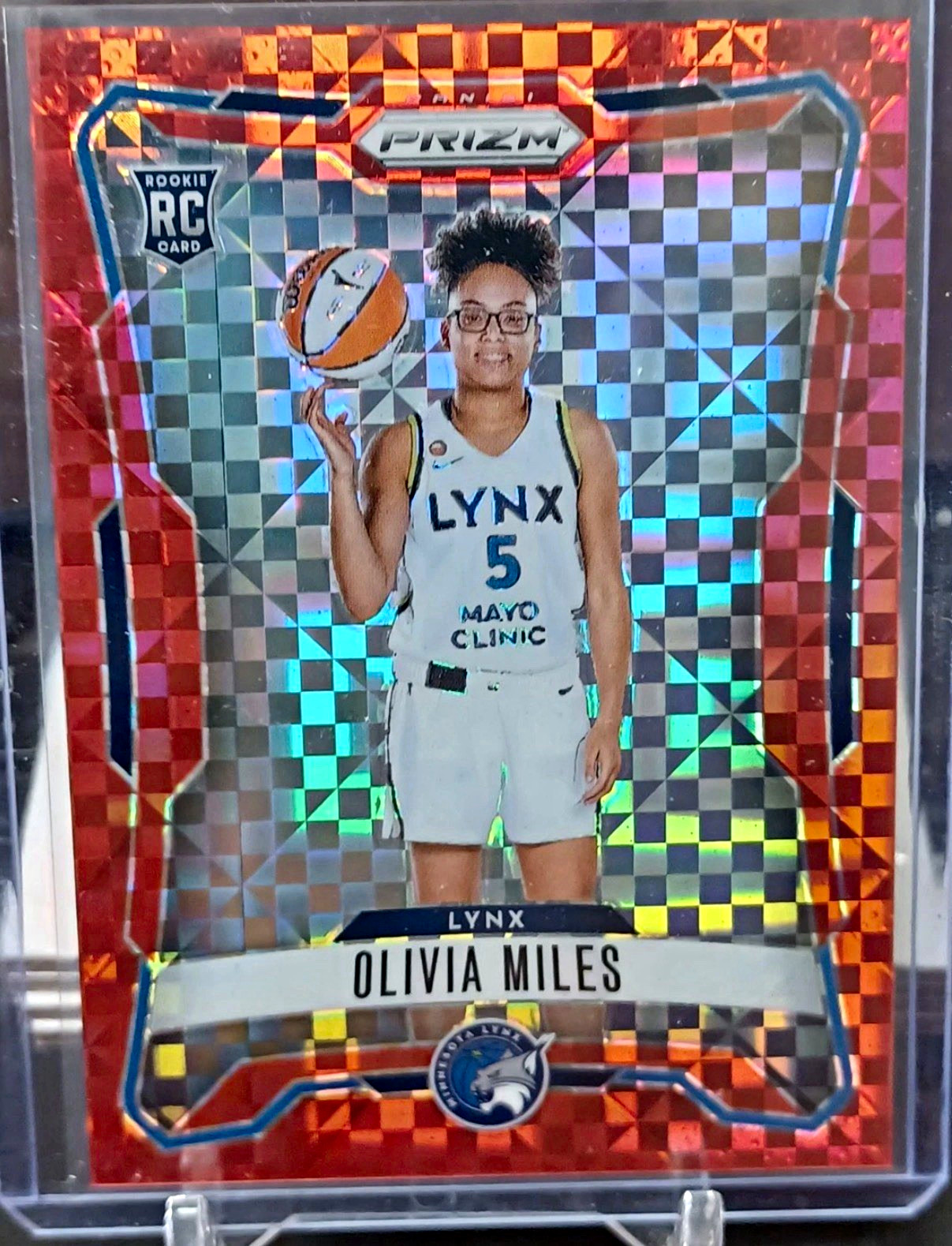Olivia Miles Red Power 12/75 Rookie Variation Prizm 2026 Panini Prizm WNBA #145