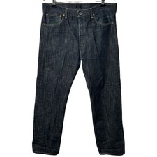 Levi s 501XX Jeans Button Fly Raw Denim Straight Fit Men s 36x32 Actual 37x32