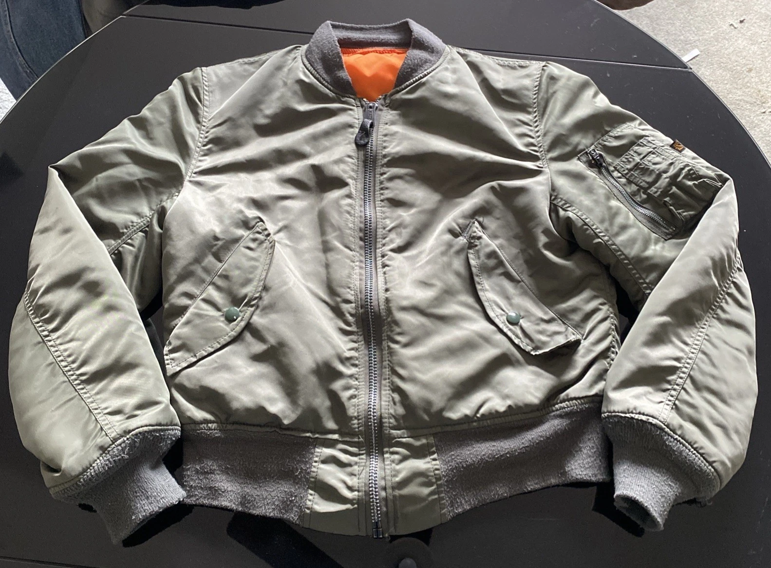 Vintage USA-Made ALPHA INDUSTRIES MA-1 Bomber Jacket MIL-J-82790J
Opens in a new window or tab
