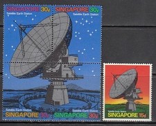 Singapour - Courrier Yvert 138/42 ** Mnh Télécommunications
