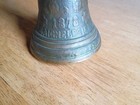 Vintage Brass Handbell W/ Wooden Handle 1876 Saignelegier Chiantel Rondeur Swiss — photo 5