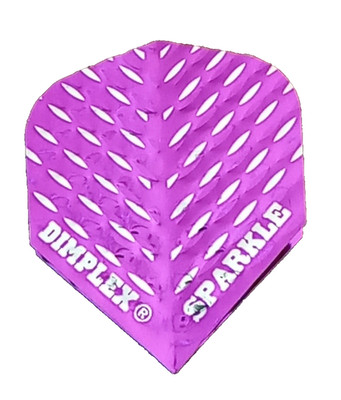 3 Dart Flight ''Lila Metalic - Sparkle'' Dimplex