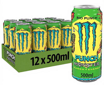 Monster Energy Drink Rio Punch 12x 500ml inkl. 3  Pfand
