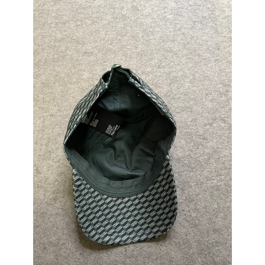 Kith Monogram Silk Blend Baseball Cap Forest Gree… - image 2
