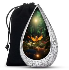 Baby Butterfly Memorial Urn For Ashes Adult Mother  Father 10 Inch 