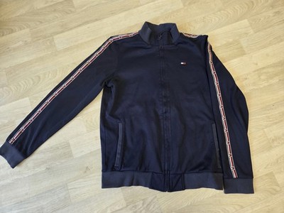 Tommy Hilfiger Track Jacket Navy Tape Jacke Y2K Vintage Gr. S