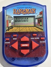 Hangman Vintage Electronic Handheld Game by Milton Bradley 1995 Hang Man