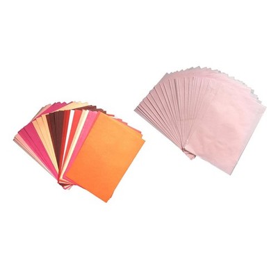 100x Blumenstrauß-Verpackungspapier, Perlglanzpapier, einfaches, florales