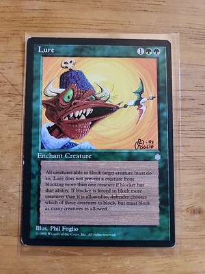 Lure - Ice Age - MTG Magic - Uncommon - Green Enchant Creature