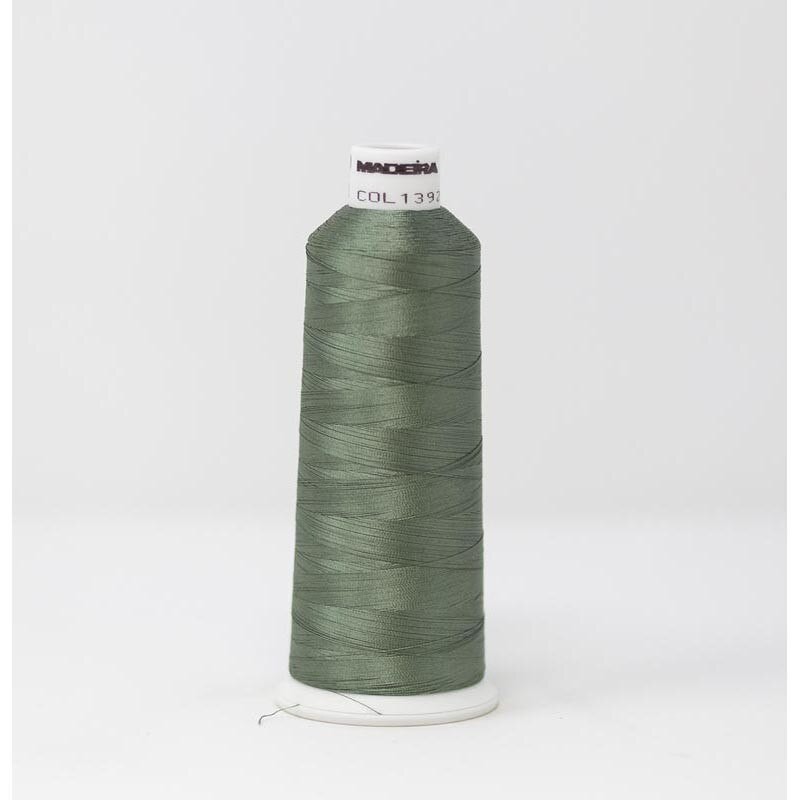 Madeira Classic No. 40 Rayon Embroidery Thread 5500yd 1392 Silver Sage Cone
