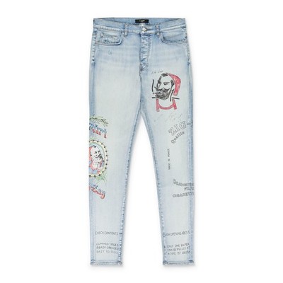 Amiri Indigo Zig Zag Skinny Jeans SIZE 31 $1485 | eBay