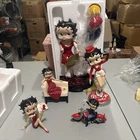 Vintage Betty Boop Figurine Doll Lot Danbury mint, Coke, Harley Read*