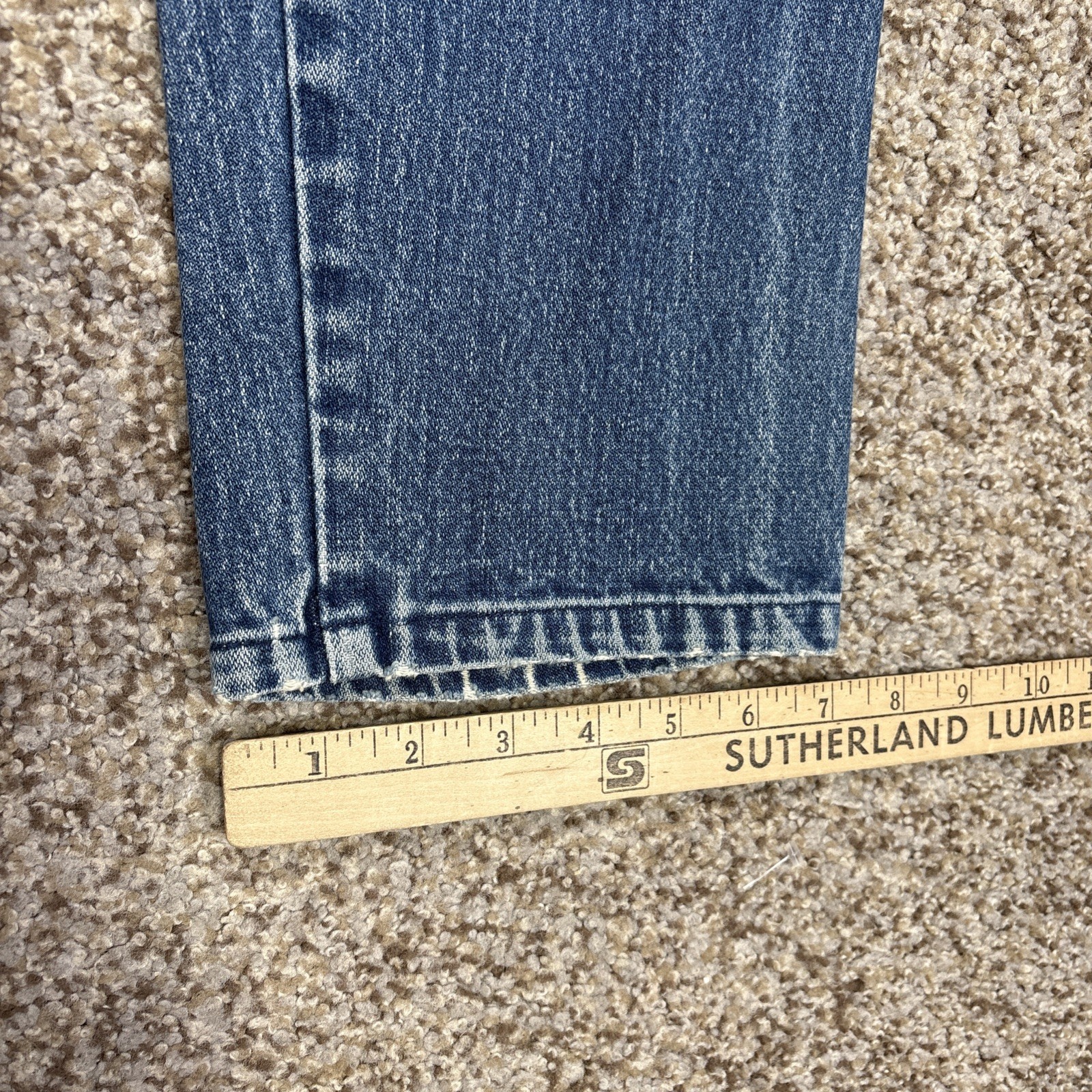 Vintage Jordache Jeans Womens 31L High Rise Hong Kong Horse Head 80s Fits 26x30 - View 12