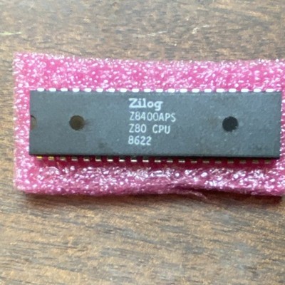 Zilog Z8400APS Z80 CPU Processor Vintage Z80 Microprocessor Collectible