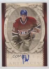 2010-11 Upper Deck Artifacts Autofacts Yannick Weber #AF-YW Auto 7ez