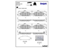 Bremsbeläge für Ford USA Mustang Convertible Cabrio Coupe 14-23
