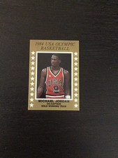 1984 MICHAEL JORDAN USA OLYMPIC BASKETBALL CARD “Broder”