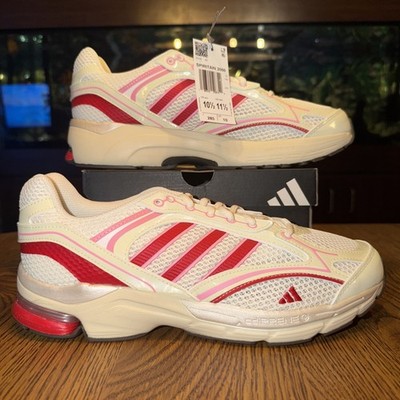 Size 10.5 Adidas Spiritain 2000 - Off white - Pink - Red
