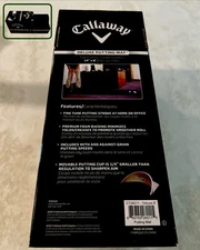 Callaway 8 Ft. Indoor Putting Mat Golf Deluxe Practice 14"x8’ Movable Cup Office